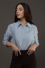 Load image into Gallery viewer, Layered Cami Shirt in Baby Blue