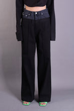 Load image into Gallery viewer, Hybrid Contrast Pants in Black