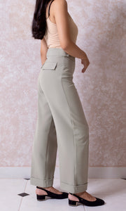 Wide Leg Ankle Grazer Trousers